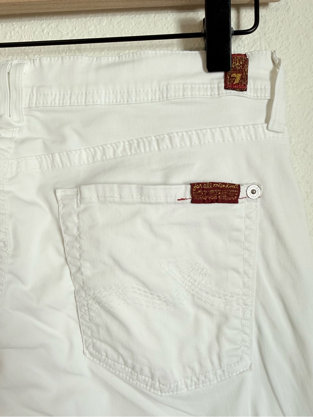Vintage Seven for All Mankind Ultra Low Rise Flare Pants Y2K Mcbling Boho Chic - Picture 6 of 11